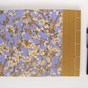 Wedding Album Japanese Blossoms Wedding Guest Book..