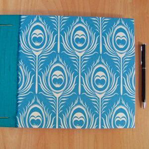 Peacock Wedding Album Guest Book With Decorative..