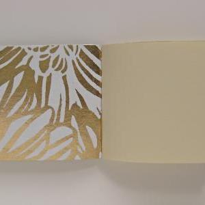 Gold & Cream Leather Journal