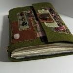 Forest Journal - Wool Felt Embroidered Journal -..