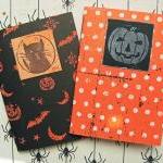 Halloween Notebook Set - Pair Of Notebooks With..