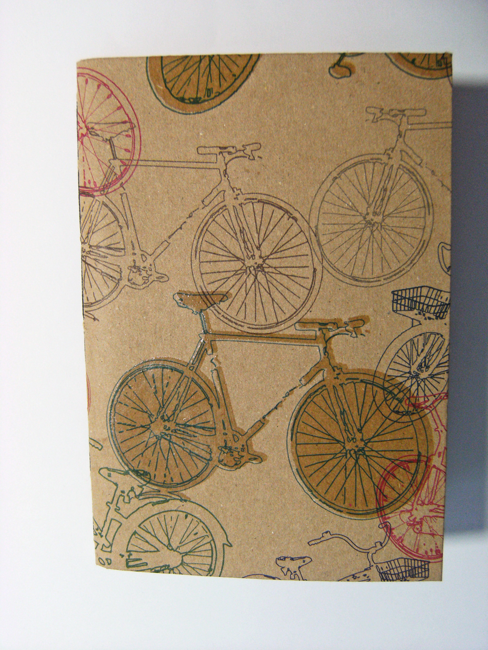 Bicycles Notebook - Moleskine Style Notebook With Bicycle Print Covers - 6x4 Ins